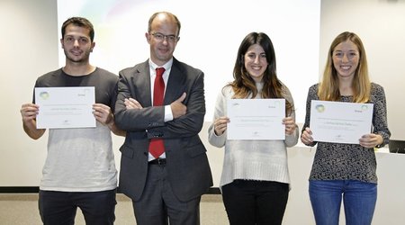 La VI edición de ‘Orona Get Up’ premia a tres estudiantes por sus proyectos Fin de Máster y Grado